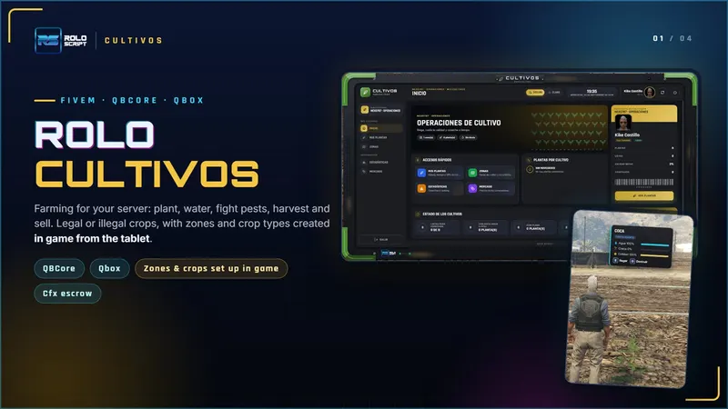 Cultivos: Script de cultivos para FiveM