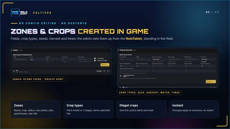 Cultivos: Script de cultivos para FiveM, captura 2