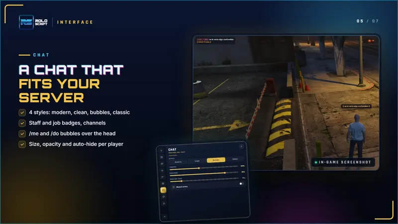 Interface: FiveM HUD and speedometer script, screenshot 5