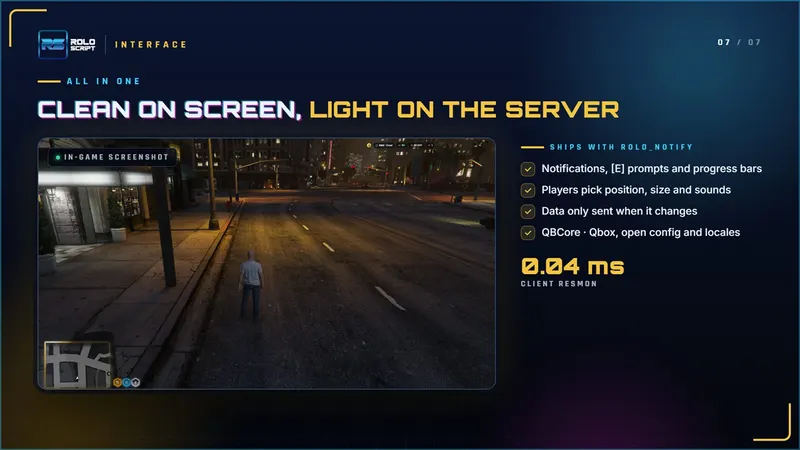 Interface: FiveM HUD and speedometer script, screenshot 7