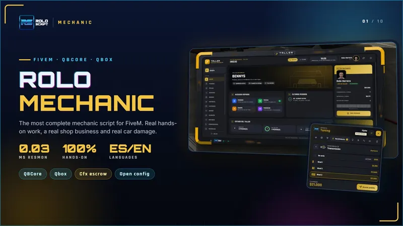 Mechanic: Script de mecánico para FiveM