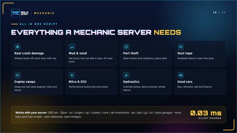 Mechanic: FiveM mechanic script, screenshot 10